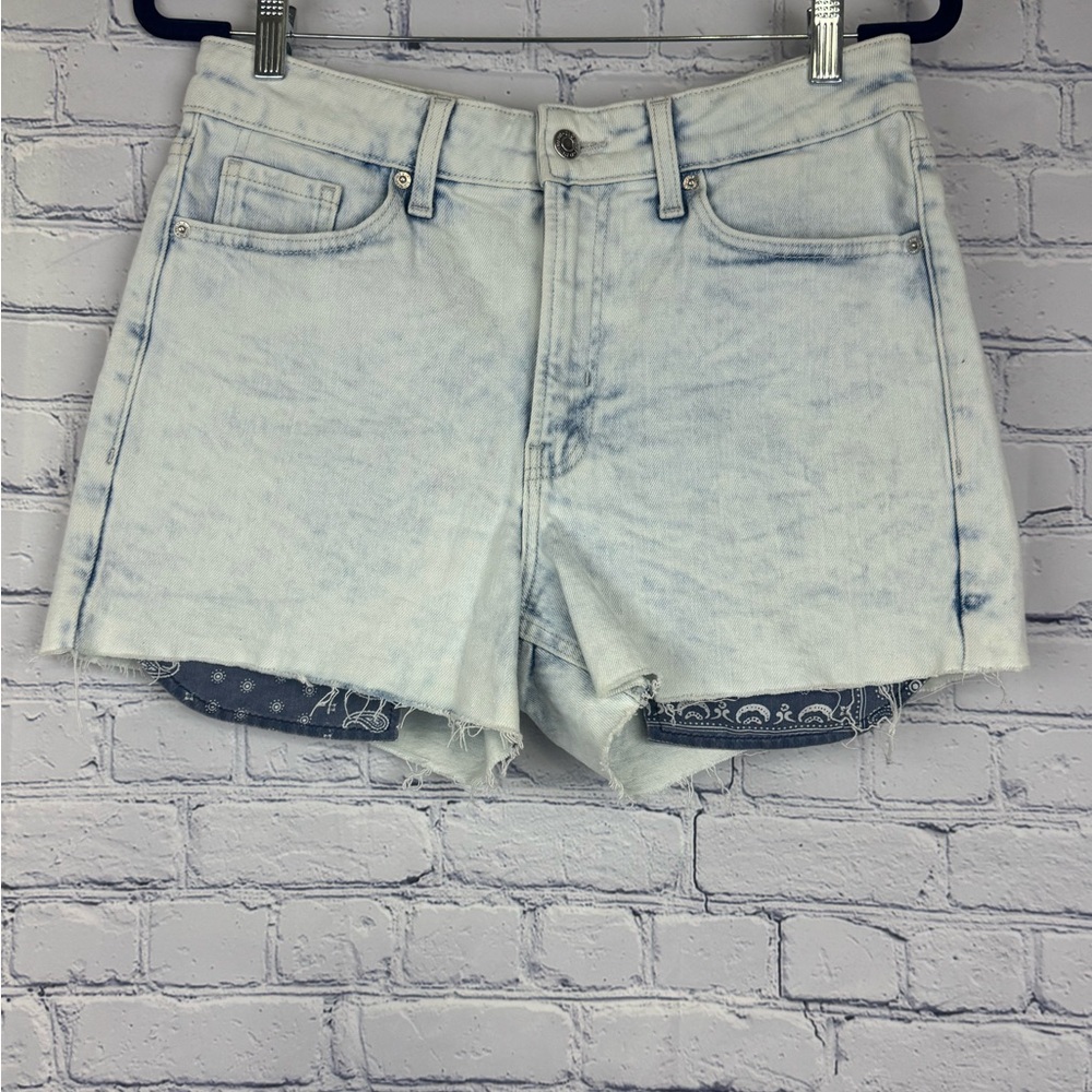 Old Navy Blue Jean Shorts High-Waisted Casual
